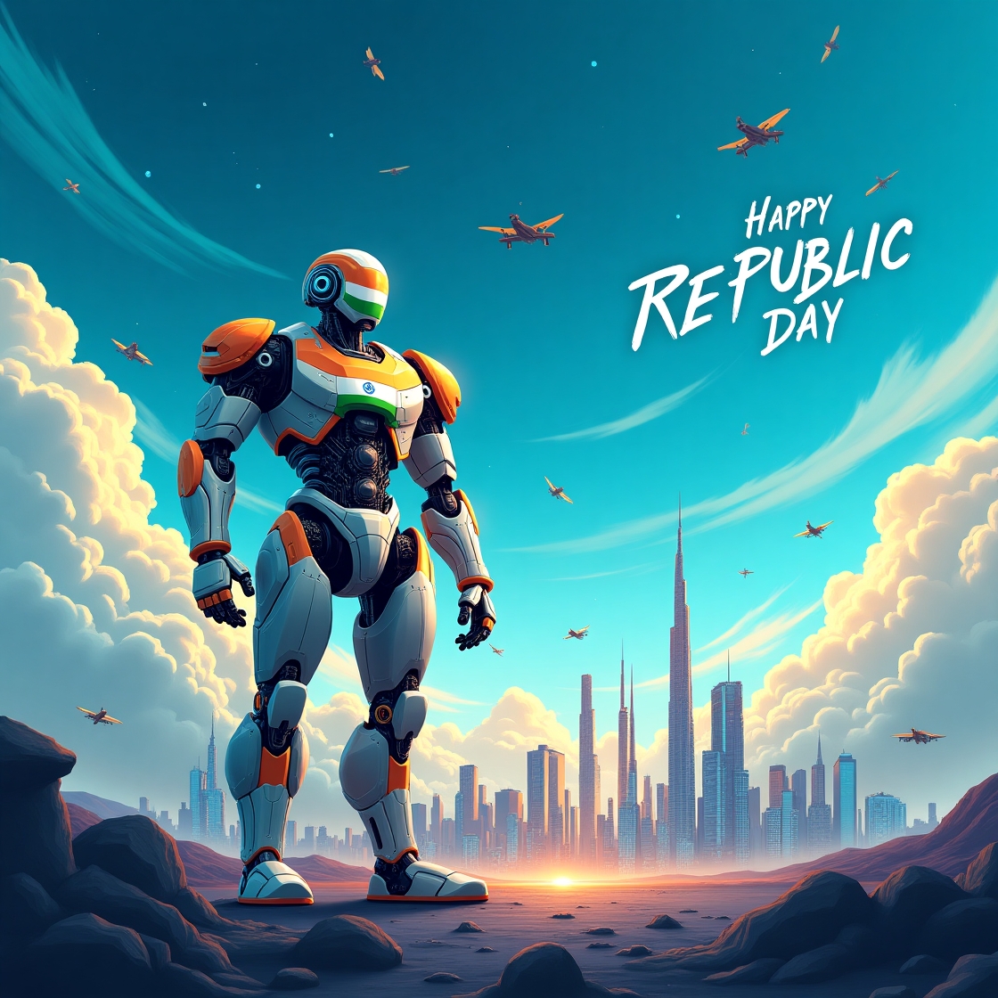 Celebrating Republic Day of India: A Tribute to Technological and Space Achievements